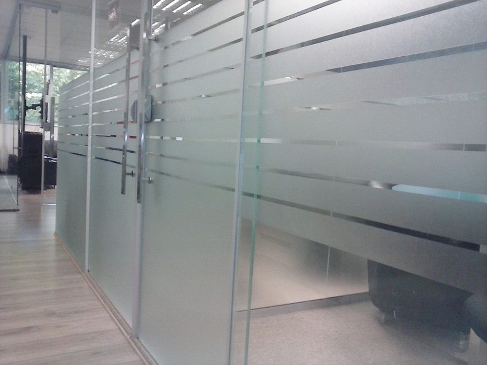 Películas de Vidro Jateadas